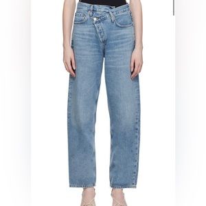 Agolde criss cross jean